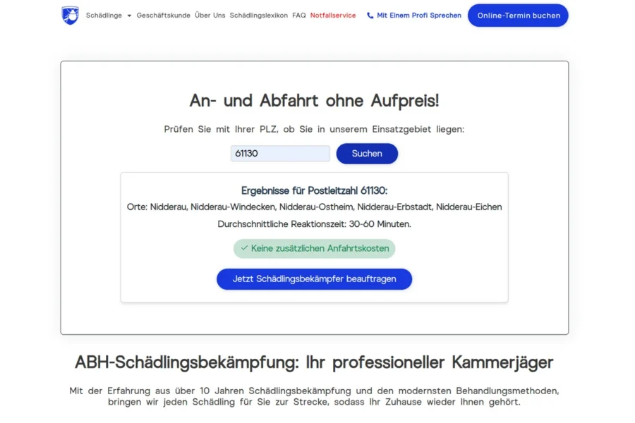 ABH Schädlingsbekämpfung